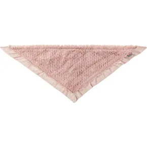 Vánoční hebký šátek, plyš, starorůžová55 cm
